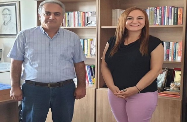 Nalan KURT 'un Kaleminden. Gaziantep'ten Sonra Iğdır Üniversitesi'nin Başarılı Öğretim Görevlisi Sevgili Hocamız Dr. Ahmet Tan ile Iğdır'da Görüştük